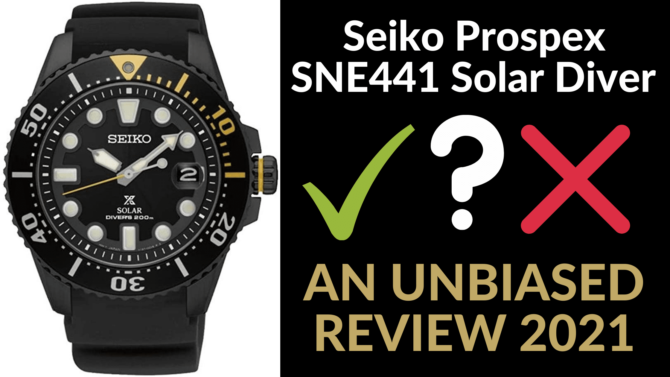 Seiko SNE441 Watch Review- Unbiased Review 2021 - Review The Watch