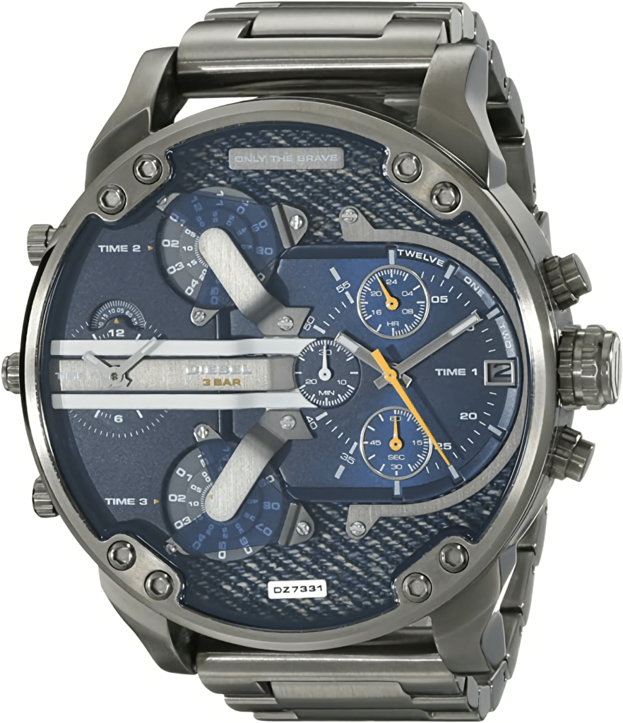 Diesel Men's DZ7331 Mr. Daddy 2.0 Gunmetal-Tone Stainless Steel Watch