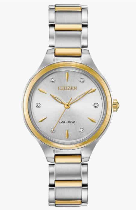 Citizen Eco-Drive Corso Women's Watch, Stainless Steel, Diamond